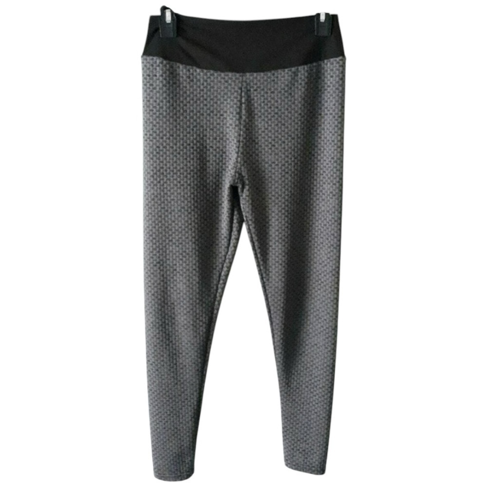 Forever 21 Scrunch Butt Leggings Black and Gray Large